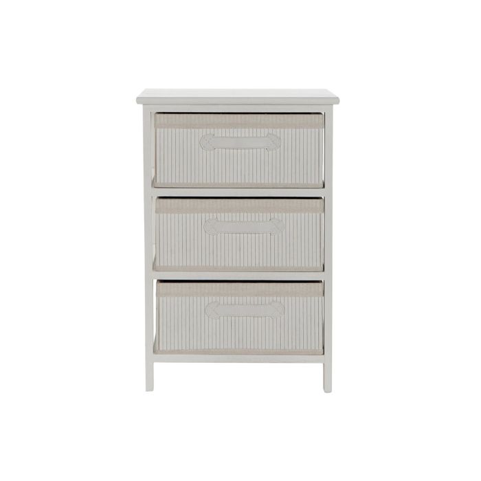 Caisson à Tiroirs DKD Home Decor Blanc Bambou Bois de paulownia 42 x 32 x 63 cm 2 Caisson à Tiroirs DKD Home Decor Blanc Bambou Bois de paulownia 42 x 32 x 63 cm 2