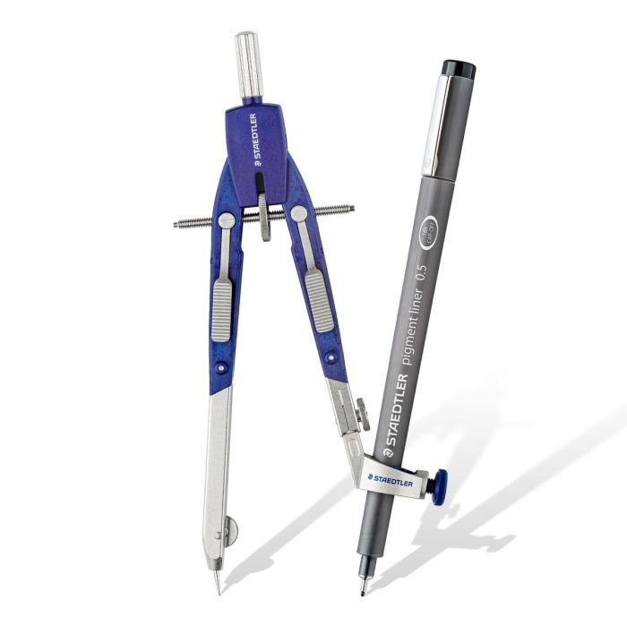 Boussole Staedtler Mars comfort 552 Bleu Argenté 2