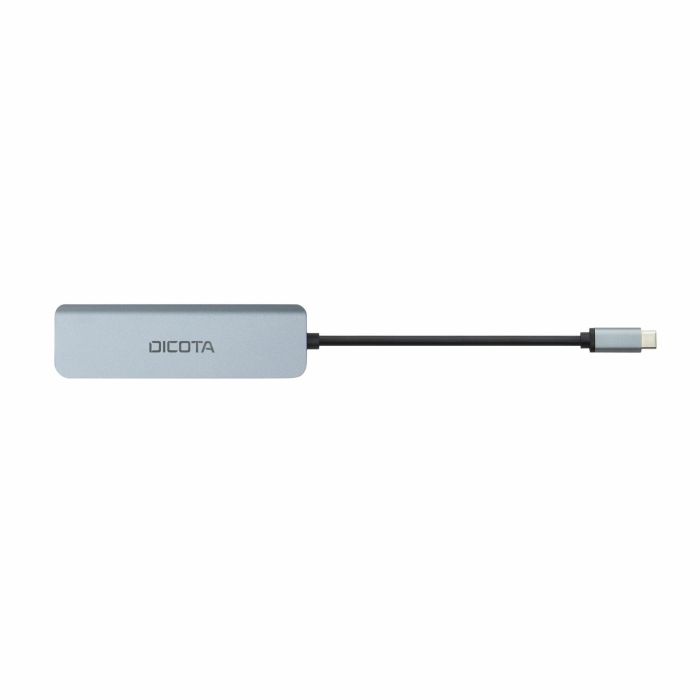 D Dicota USB-C 5-in-1 Video Hub 4K PD 100W silver 3