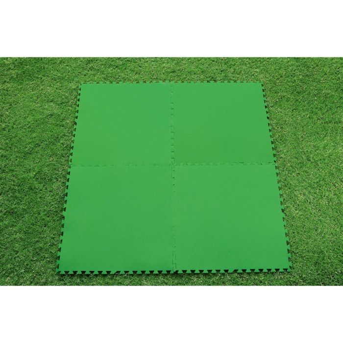 Bestway Sol de Piscine en Mousse Vert 9 Pièces 78x78 cm Jardin 58636 17