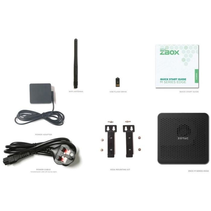 ZBOX MI648 Barebone Intel Core i5-1340P 2xDDR5 SODIMM SATA M.2 5