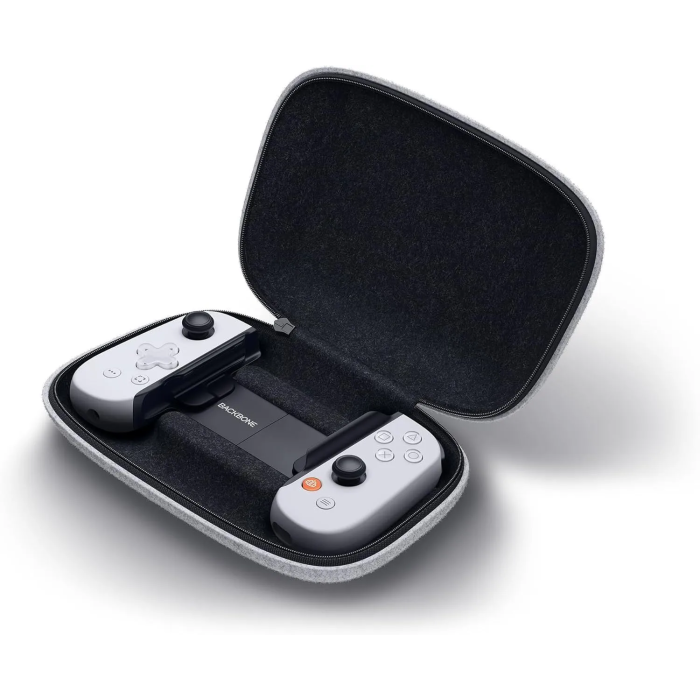 Backbone - Étui de protection PlayStation Edition pour manette Backbone One - Transport et rangement sécurisé - Blanc - Compatible Android et iOS