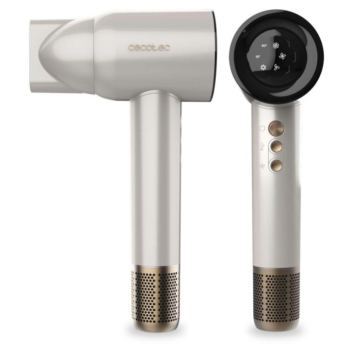 Sèche-cheveux Cecotec DryGlam Waves Champagne 1600W Plasma Coanda 4en1 écran digital 4 Sèche-cheveux Cecotec DryGlam Waves Champagne 1600W Plasma Coanda 4en1 écran digital 4