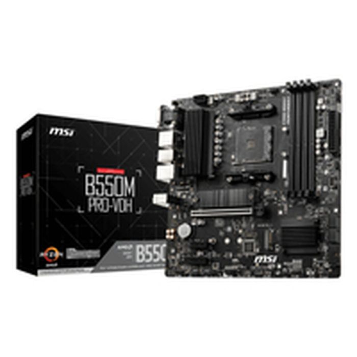 Carte Mère MSI B550M PRO-VDH AMD B550 AMD AMD AM4 7