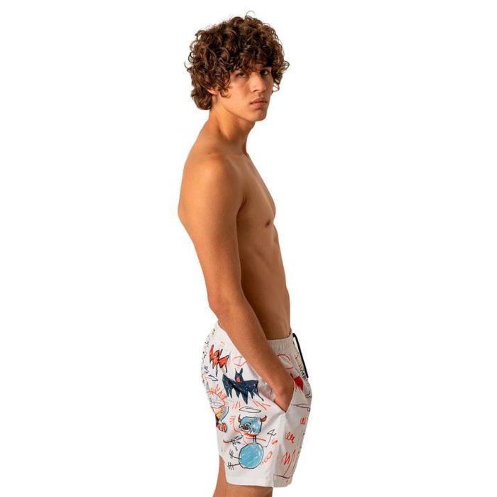 Maillot de bain homme Jimmy Lion BASQUIATBATMANSWIM-MULTICOLOR 1