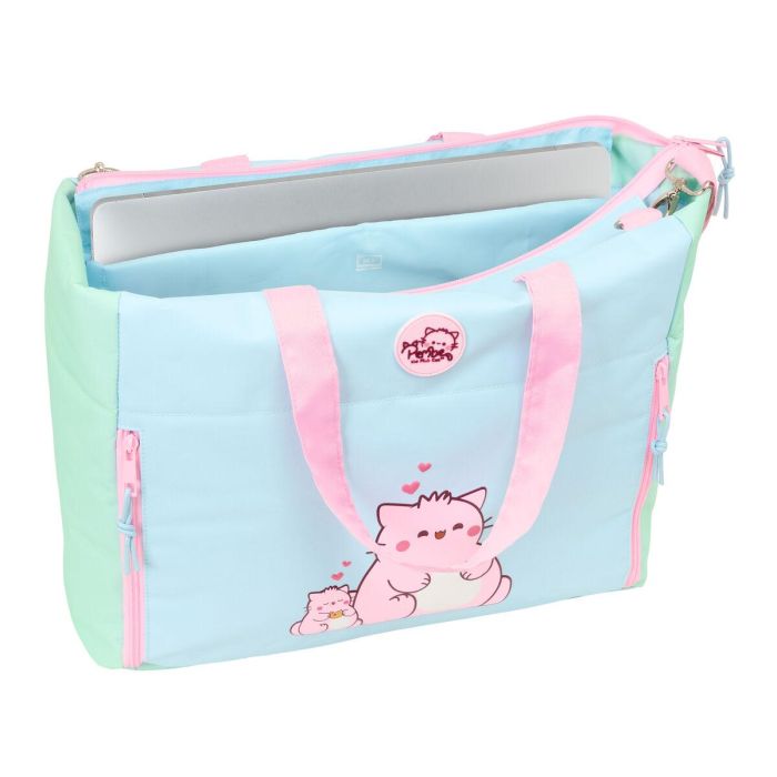 Housse pour ordinateur portable Pembe The pink cat Multicouleur 40 x 31 x 17 cm 2