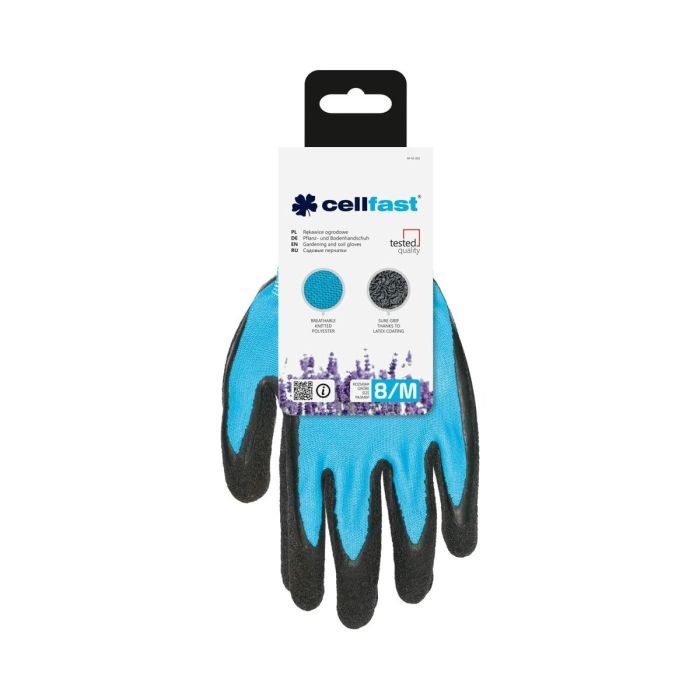 Gants de jardinage Cellfast Bleu Caoutchouc M 8 2