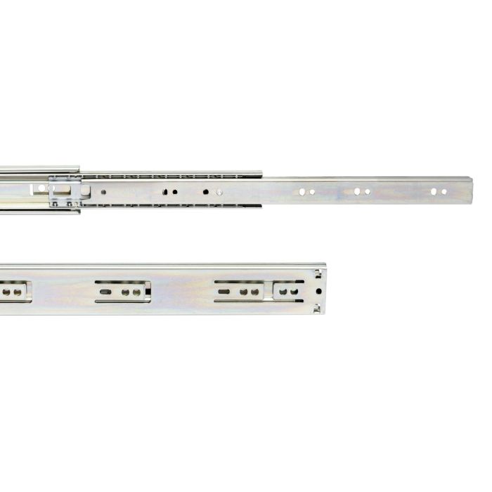 Emuca Jeu de coulisses à billes pour tiroir à sortie totale, hauteur 45mm, longueur 300mm, Acier, zingué 2