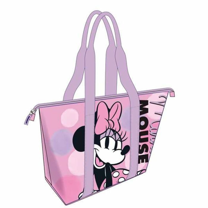 Sac de plage Minnie Mouse Rose 47 x 33 x 15 cm