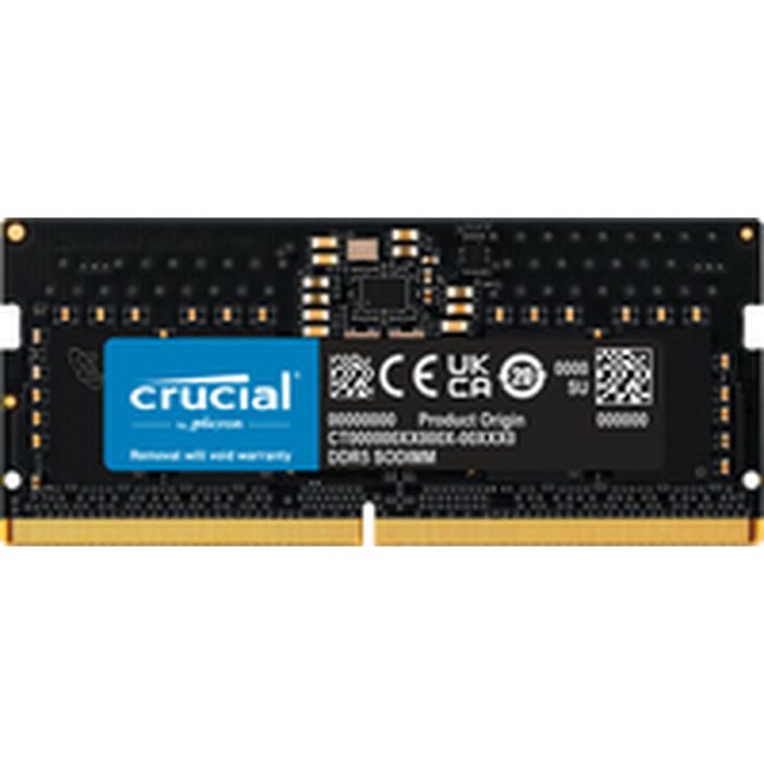 Mémoire RAM Crucial CT8G56C46S5 8 GB DDR5 5600 MHz CL46 5 Mémoire RAM Crucial CT8G56C46S5 8 GB DDR5 5600 MHz CL46 5