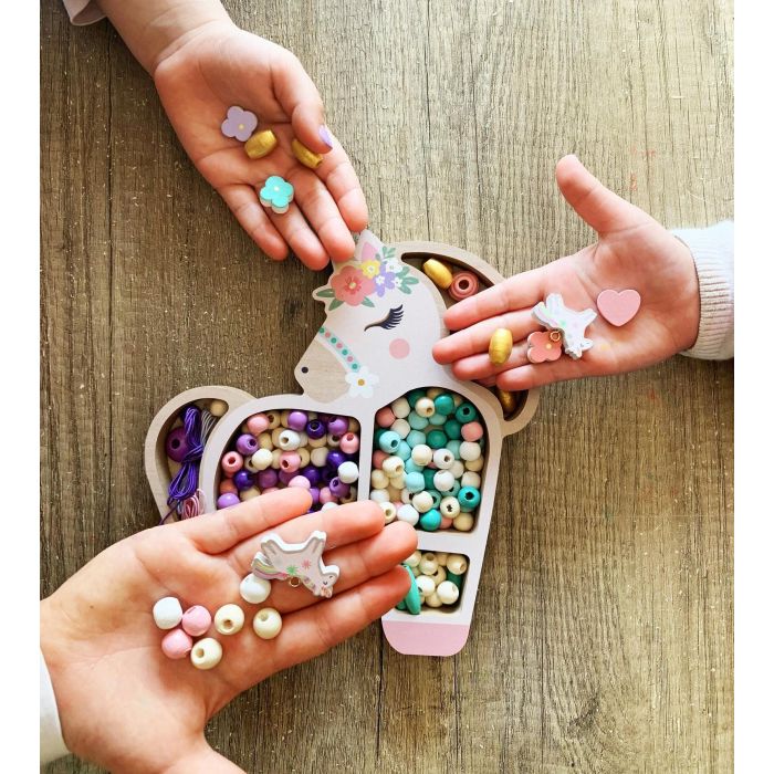 Coffret de perles en bois - SYCOMORE - Licorne - Des 4 ans 3 Coffret de perles en bois - SYCOMORE - Licorne - Des 4 ans 3