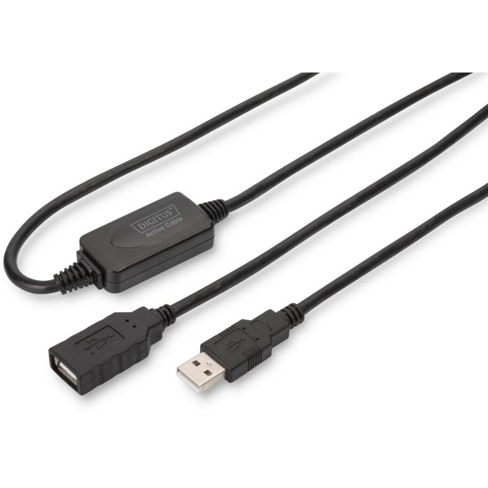 DIGITUS USB 2.0 Verlängerungskabel Typ A -A St/Bu 15m sw 0 DIGITUS USB 2.0 Verlängerungskabel Typ A -A St/Bu 15m sw 0
