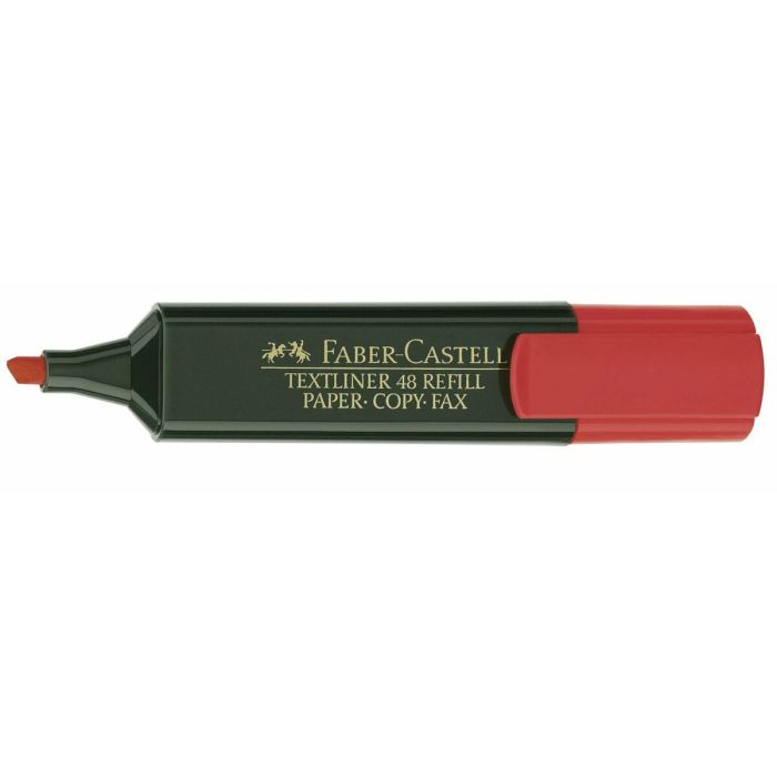 Surligneur Faber-Castell TEXTLINER 48 Rouge (10 Unités) 2 Surligneur Faber-Castell TEXTLINER 48 Rouge (10 Unités) 2