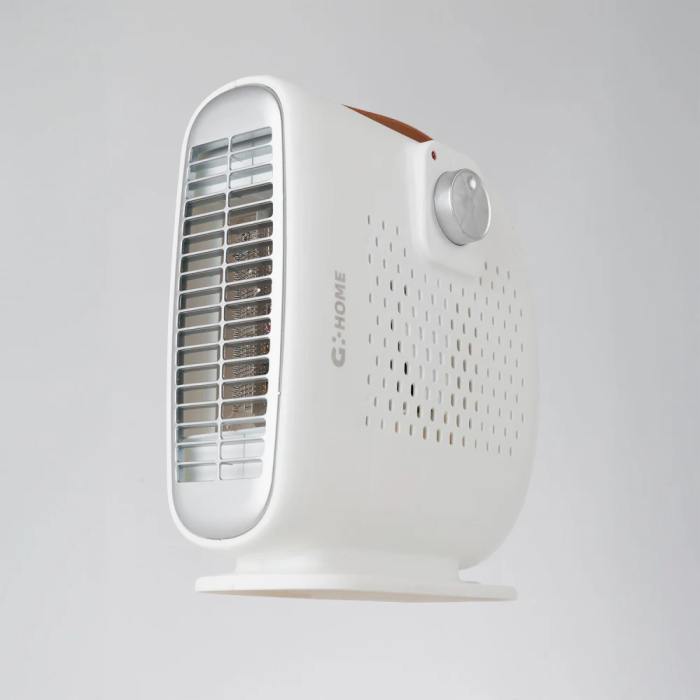 Chauffage d'appoint 500W Blanc avec résistance et ventilateur 4