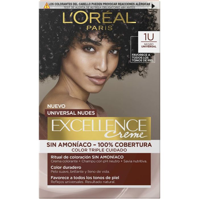 Teinture permanente L'Oreal Make Up Excellence Noir 2
