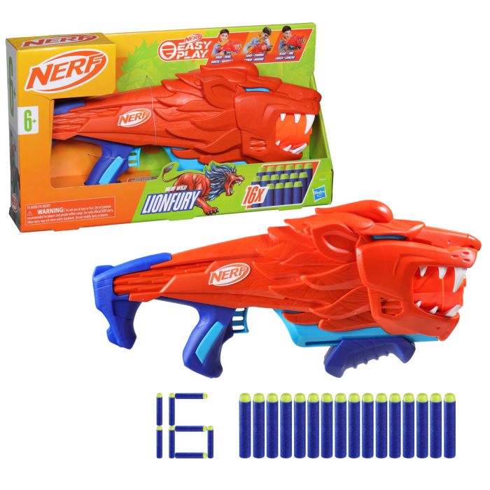 Pistolet à Fléchettes Hasbro Nerf Lionfury 25 x 45 cm 1