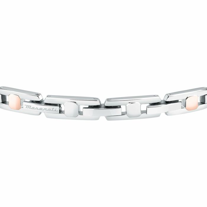 Bracelet Homme Maserati Acier inoxydable 21,5 cm Argenté 5