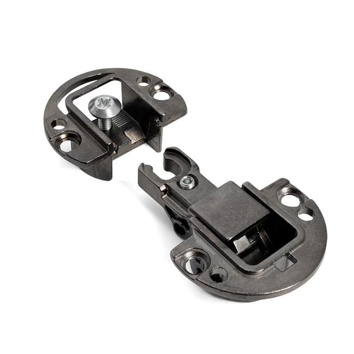 Bisagra Embutir Kimana Skin Acabados Niquel Y Niquel Negro Acabado Niquel Italiana Ferramenta 2