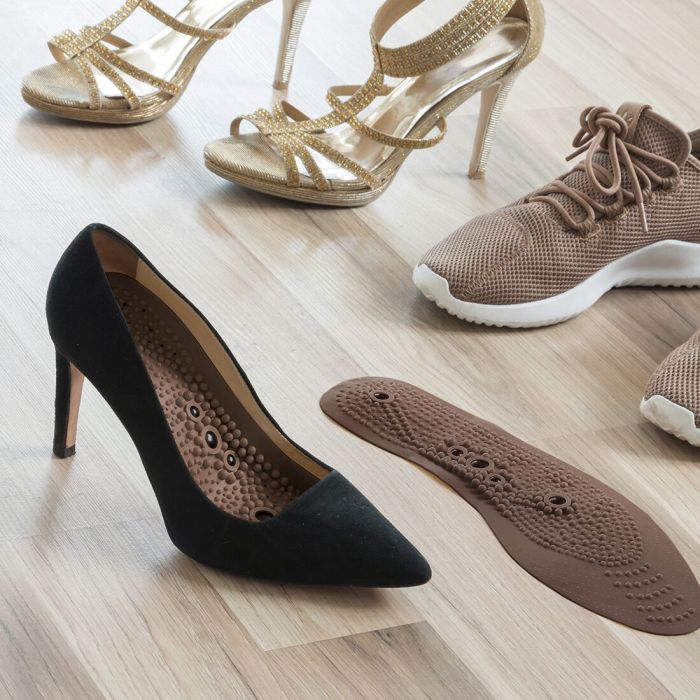 Semelles Magnétiques d'Acupression InnovaGoods 4 Semelles Magnétiques d'Acupression InnovaGoods 4