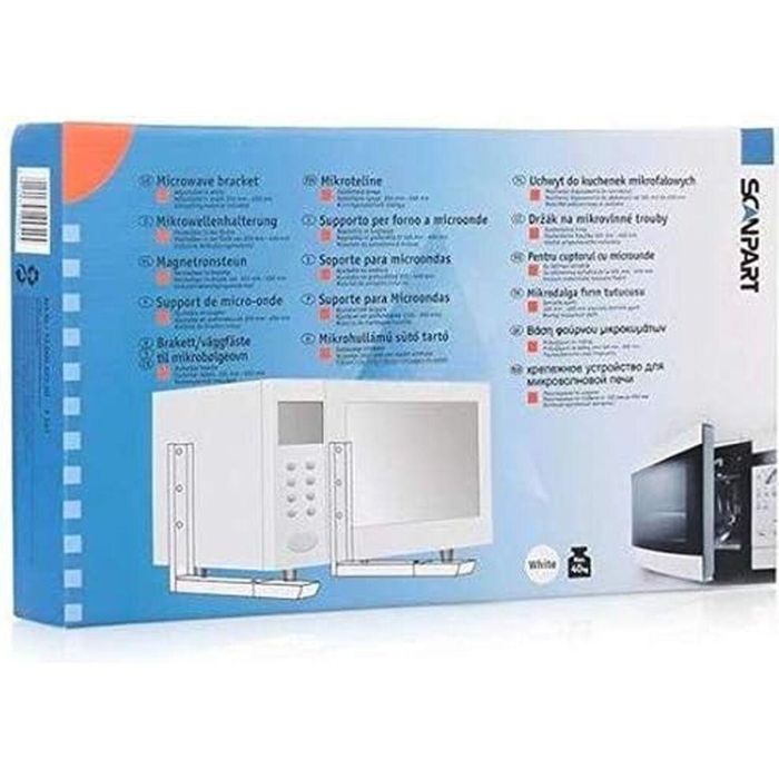 Support pour micro-ondes Elka Pieterman 73.000.055.10 Blanc 35 kg 6