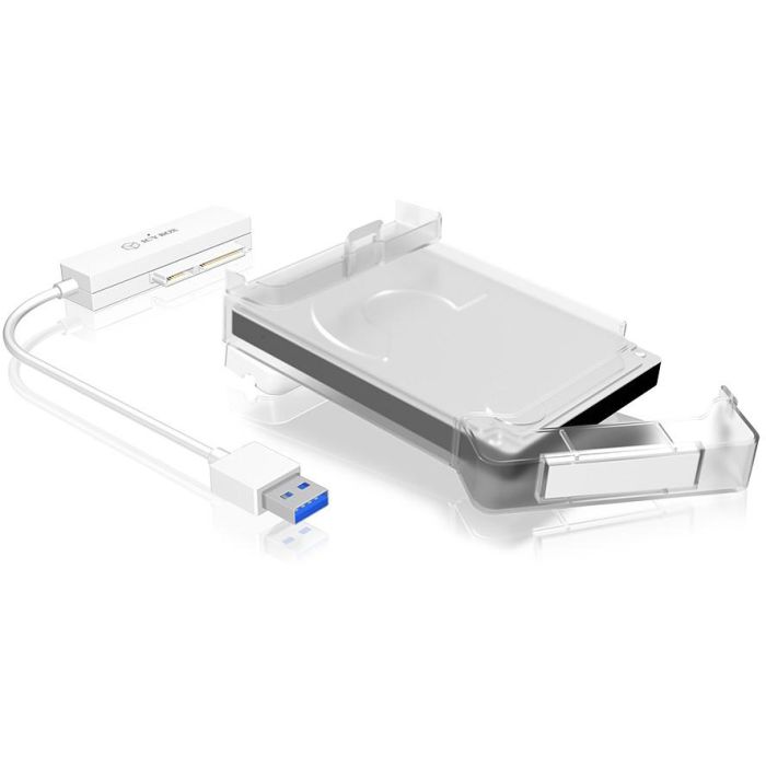 ICY BOX IB-AC703-U3 USB-A 3.0 Adapter für 2.5" SATA HDD/SSD mit Kunststoffhülle 2