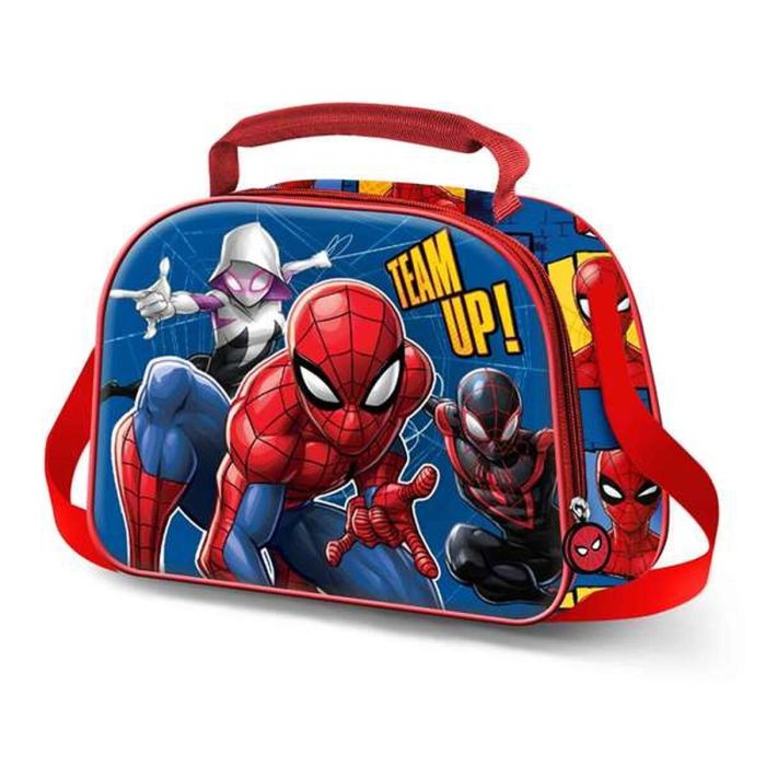 Sac pour snack Spider-Man Bleu 20 x 26 x 10 cm