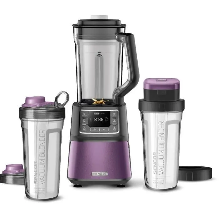 Sencor SBU 7873VT - Blender Sous Vide Super Blender, 8 Lames Titan, 1500W, 28000 tr/min, 1.5L, Programmes Prédéfinis Sencor SBU 7873VT - Blender Sous Vide Super Blender, 8 Lames Titan, 1500W, 28000 tr/min, 1.5L, Programmes Prédéfinis
