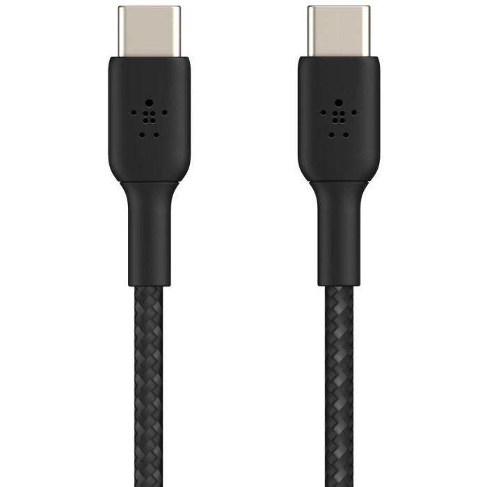 Belkin geflochtenes USB-C / USB-C-Kabel 0,15m, schwarz 2