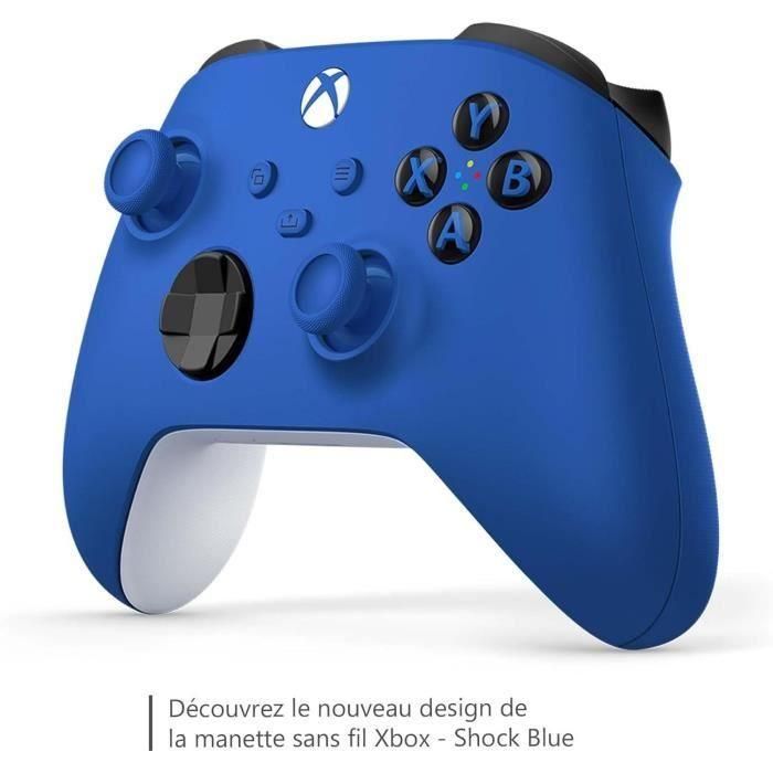Manette de jeu - Xbox - Sans fil - Bleu électrique 2