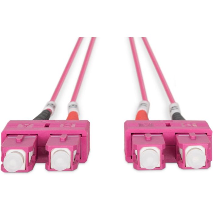 DIGITUS LWL Patchkabel SC -> SC 1.00m Multimode Duplex OM4 3