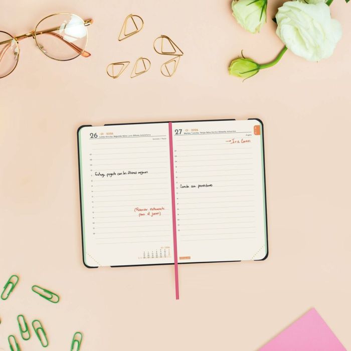 Agenda Finocam FLEXI JOY Bloom Mini 8,2 x 12,7 cm 2026 5 Agenda Finocam FLEXI JOY Bloom Mini 8,2 x 12,7 cm 2026 5