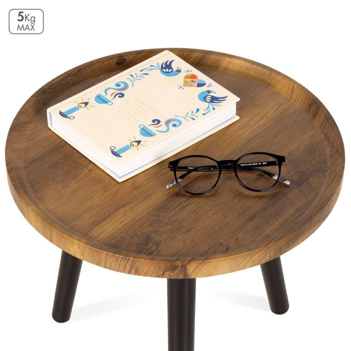 Table d'appoint Max Home Noir 38 x 37 x 38 cm (4 Unités) 2