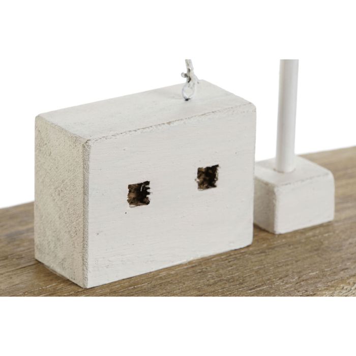 Figurine Décorative Home ESPRIT Blanc Naturel Voilier Marin Finition vieillie 54 x 15 x 61,5 cm 6