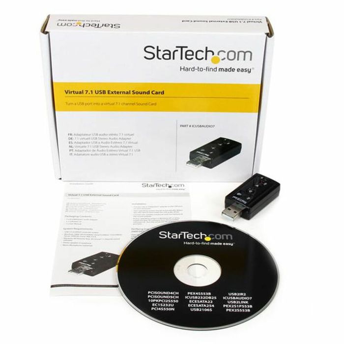 Carte Son Externe Startech ICUSBAUDIO7 1 Carte Son Externe Startech ICUSBAUDIO7 1