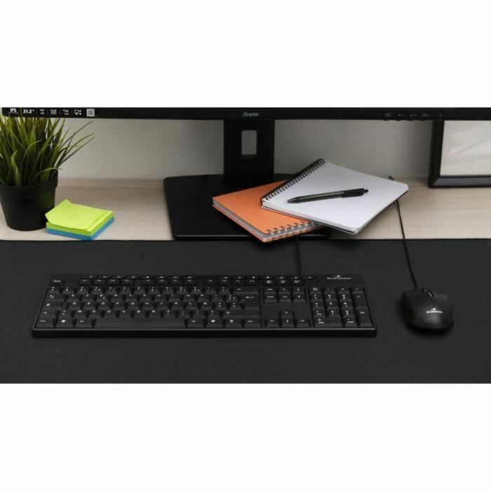 clavier et souris Bluestork MEDIA OFFICE Noir AZERTY 1 clavier et souris Bluestork MEDIA OFFICE Noir AZERTY 1
