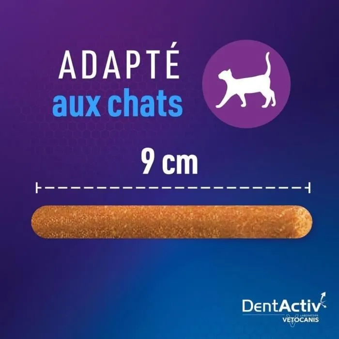 Vetocanis DentActiv 10 Barritas Hygiène Bucale de Poulet pour Chats VET3428170007372 5