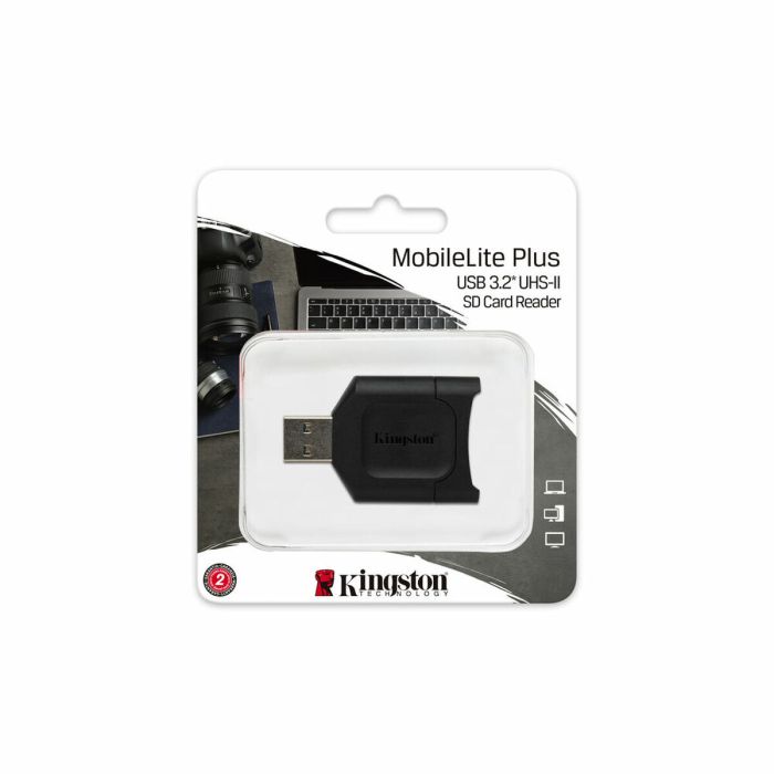 Lecteur de Cartes Kingston MLP Noir (1 Unité) SD 3