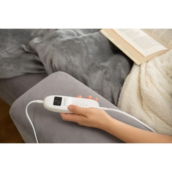 Couverture chauffante - SENCOR - SUB 2000G - 160 W - 9 températures - Gris 5