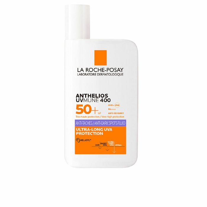 La Roche Posay ANTHELIOS UV-MUNE 400 Fluide Anti-Taches SPF50+ 50 ml - Protection UVA/UVB, Correction Taches Pigmentaires
