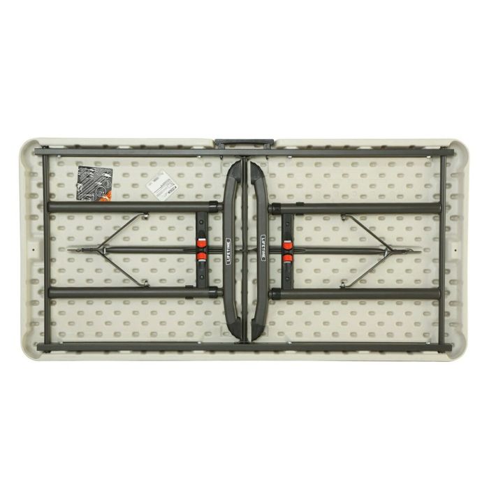 Table Piable Lifetime Crème 122 x 86 x 61 cm Acier Plastique 5