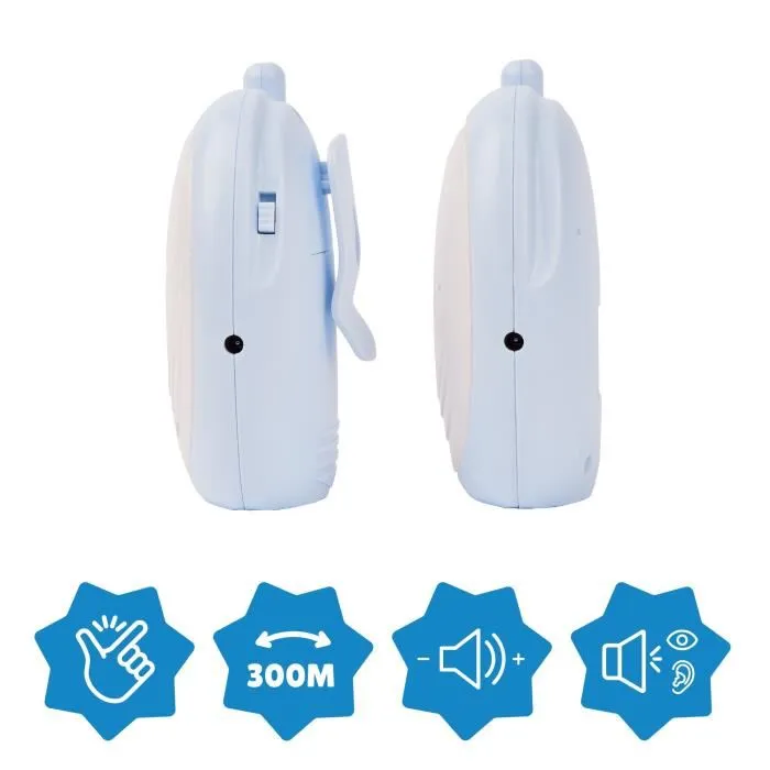 Badabulle Vigilabebés Audio 300m - Alarme Sonore et Visuelle - Compact et Facile à Utiliser 2