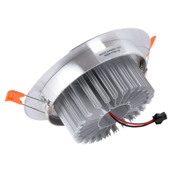 Downlight LED 9W 900Lm 4200K Circulaire 40.000H HO-LEDDOWN-9W-W 2