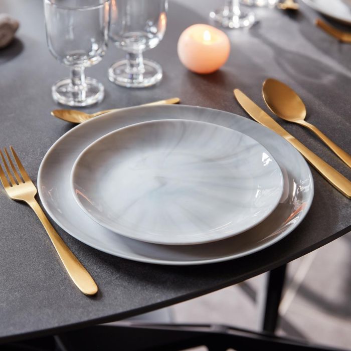 Vajilla Opal Diwali Granit Marb Luminarc 18 Piezas - 6 Personas 3