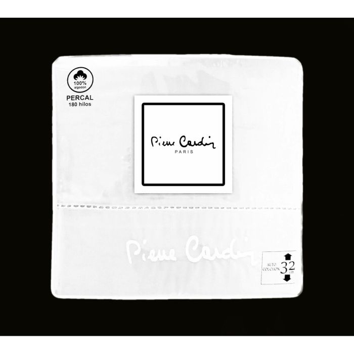 Jeu de draps Pierre Cardin ARCADIA Blanc Lit ½ persones 1