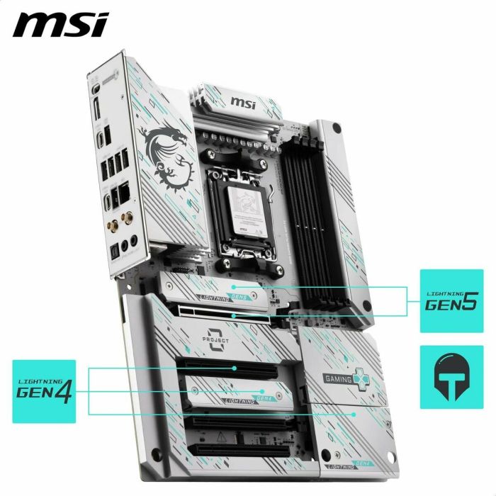 Carte Mère MSI B850 GAMING PLUS WiFi PZ AMD B850 AMD AM5 4 Carte Mère MSI B850 GAMING PLUS WiFi PZ AMD B850 AMD AM5 4