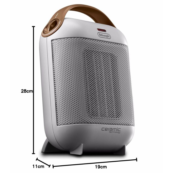 Chauffage DeLonghi HFX30C18 Blanc 1800 W 5 Chauffage DeLonghi HFX30C18 Blanc 1800 W 5