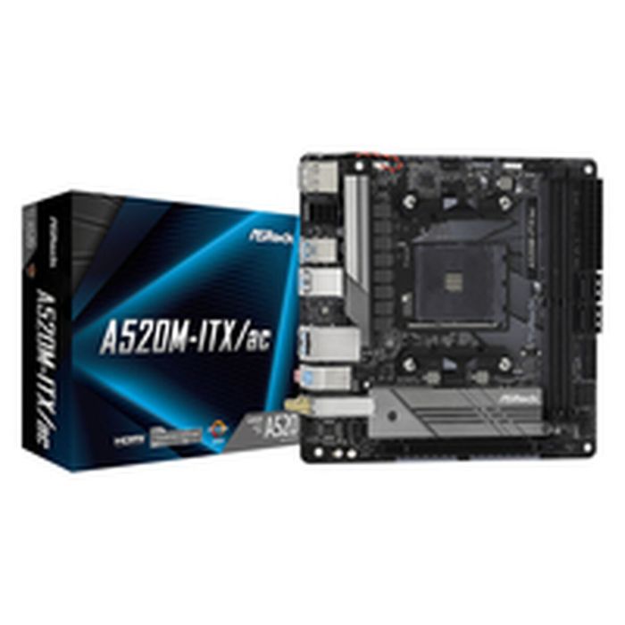 Carte Mère ASRock A520M-ITX/AC AMD AM4 AMD 15
