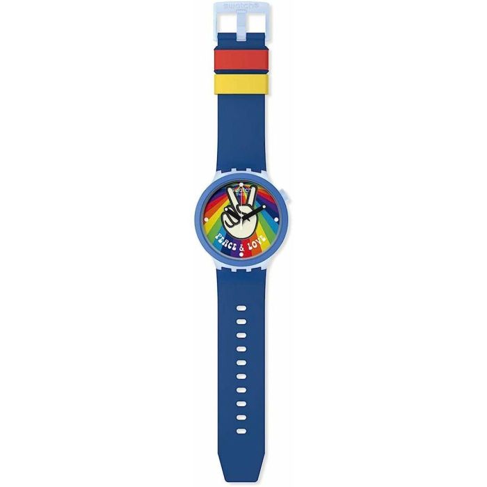 Montre Homme Swatch PEACE HAND LOVE (Ø 47 mm) 3