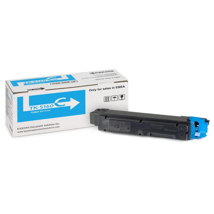 Toner original Kyocera TK-5160C Noir Cyan 1