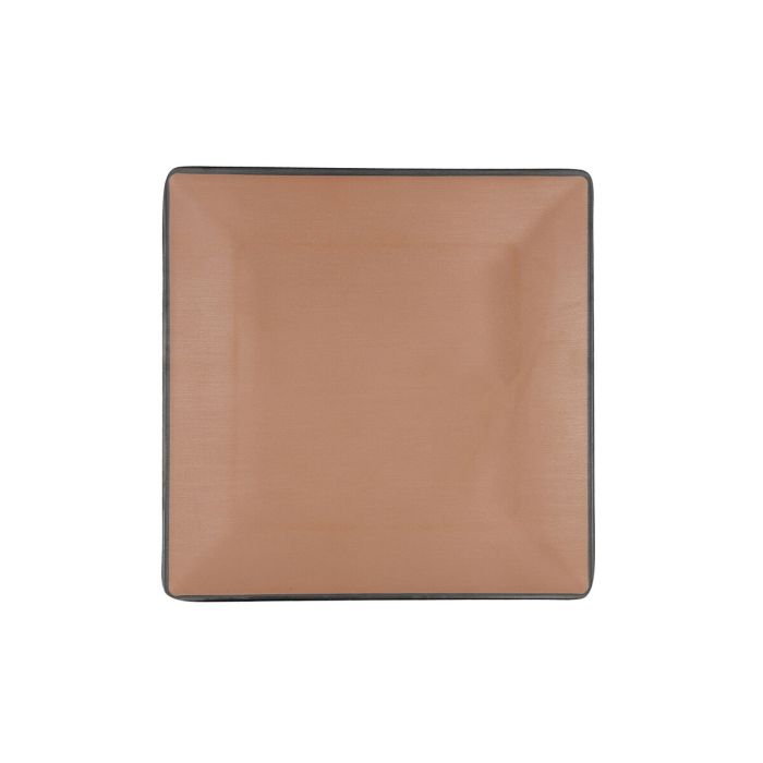 Assiette plate Bidasoa Gio 21,5 x 21,5 cm Marron Plastique 2